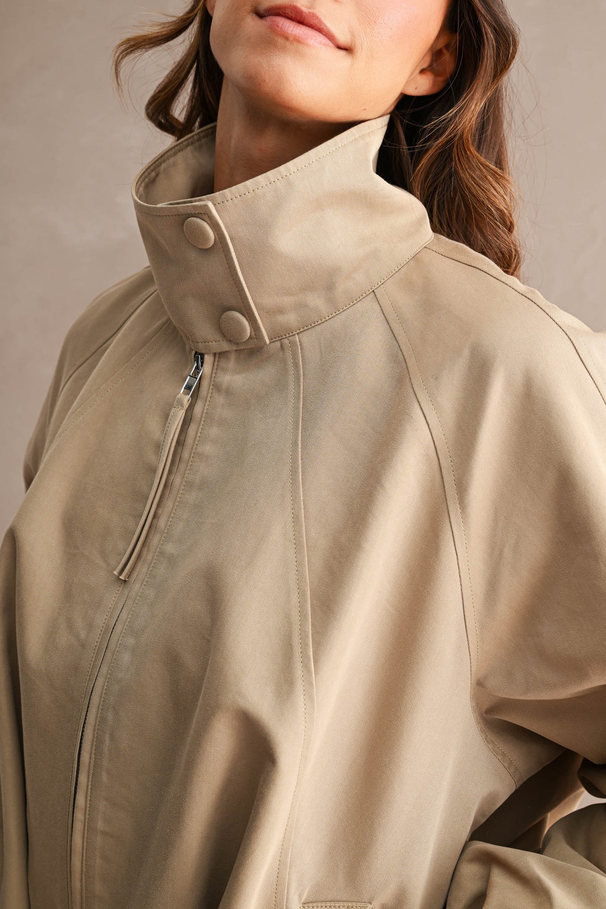Funnel Neck Utility Jacket