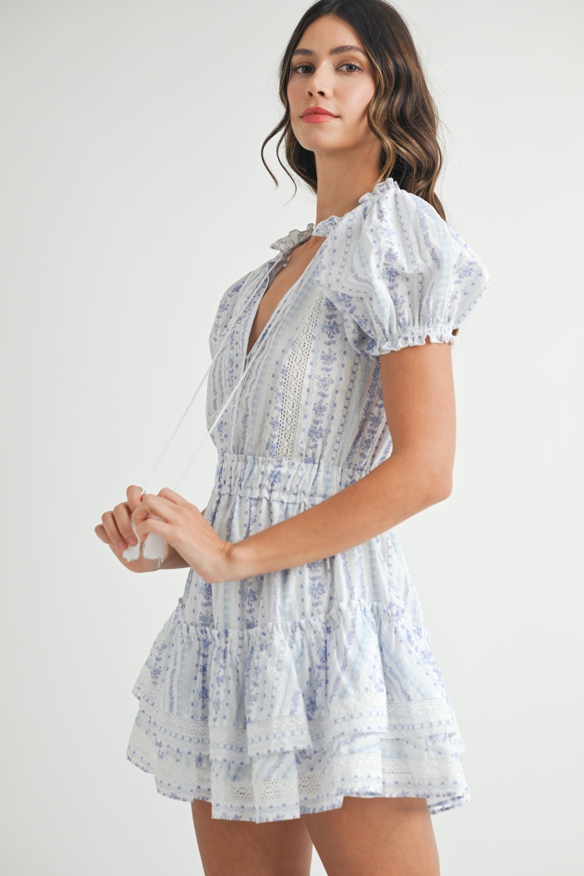 Marbella Ruffle Mini Dress
