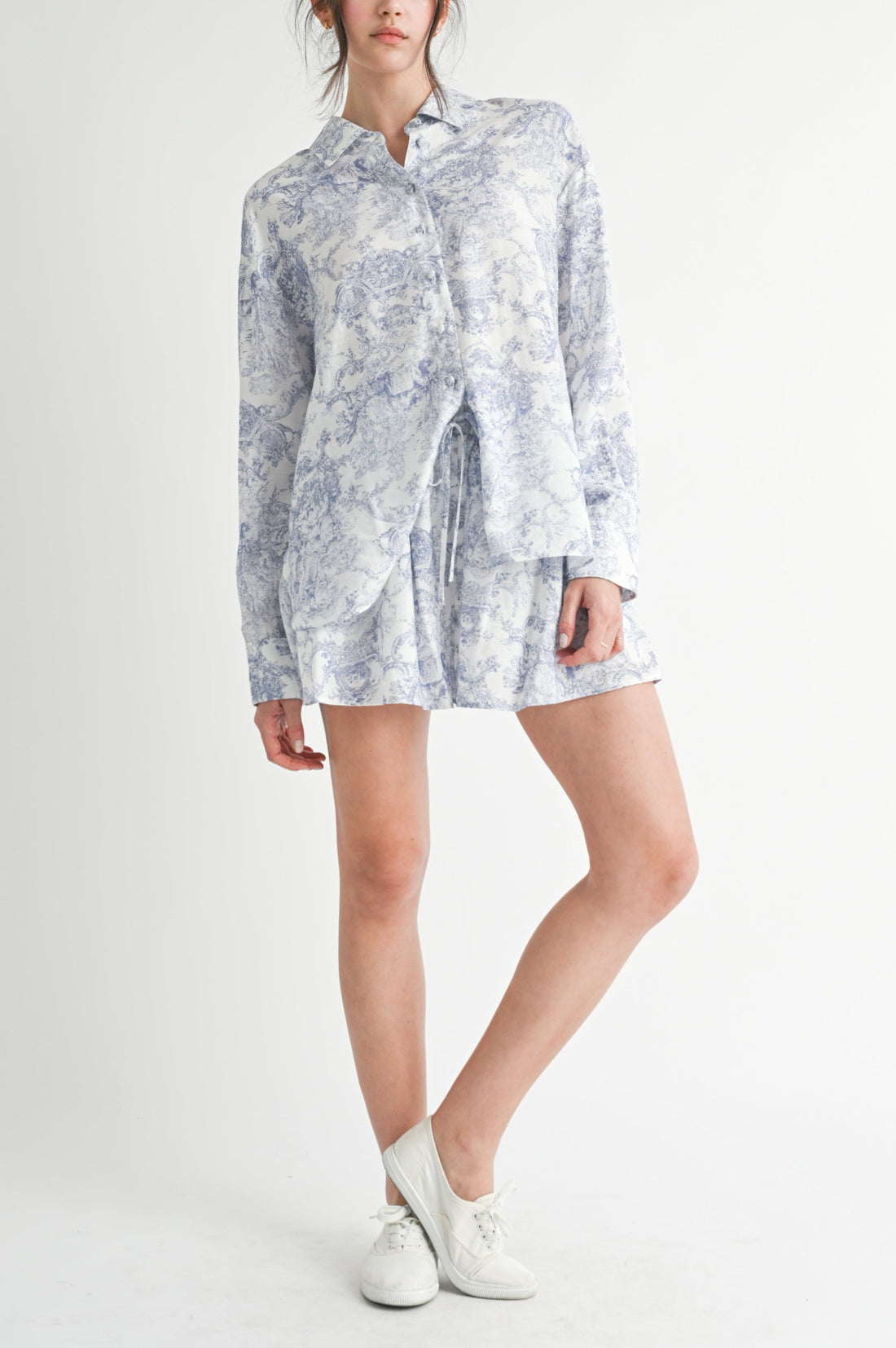 Iva Print Shirt + Short Set