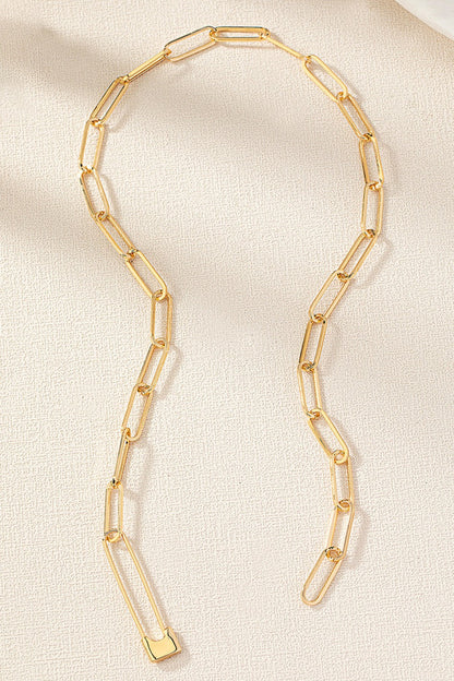 18k Gold Waterproof Stainless Steel Necklace