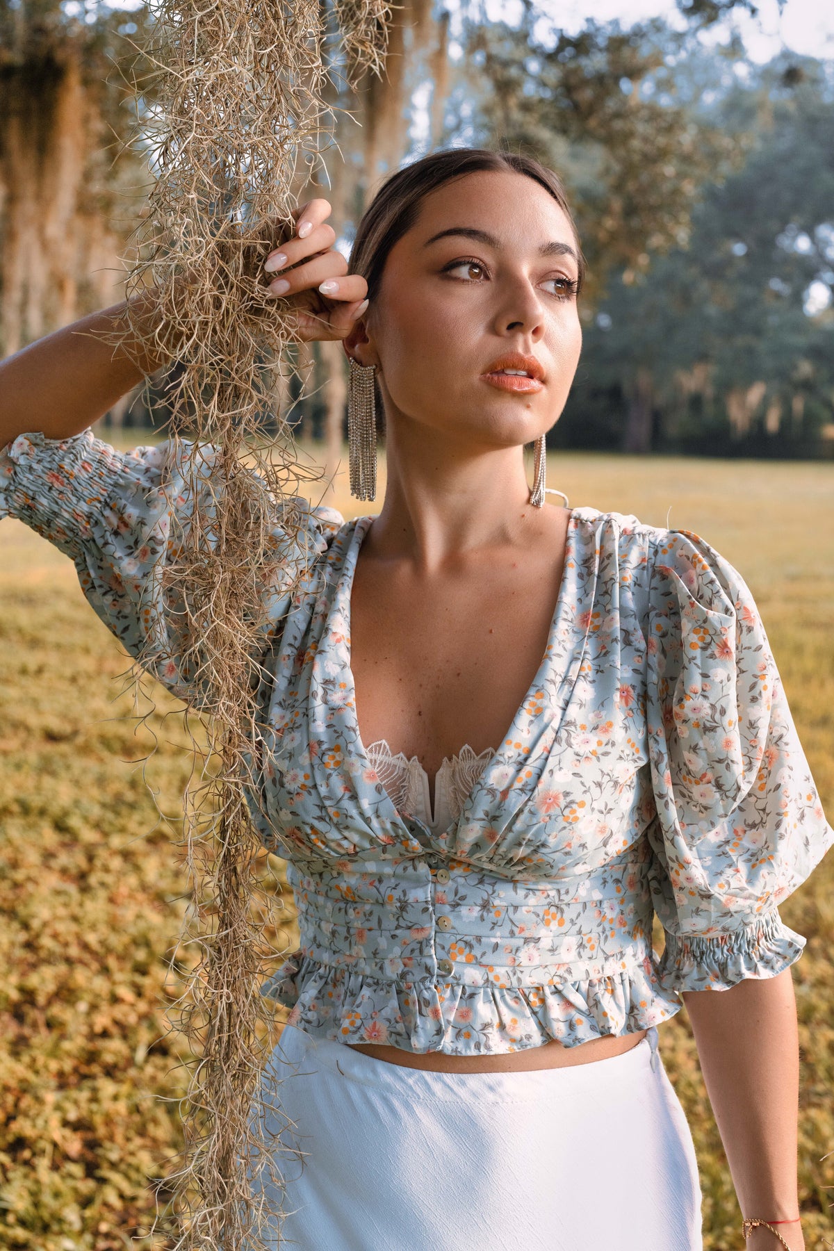Marie Floral Top