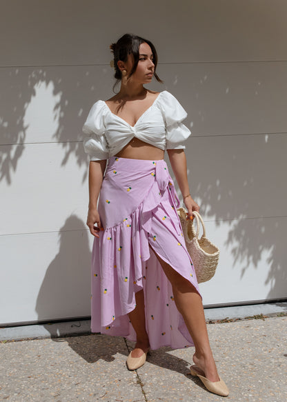 Cabana Puff Sleeve Top