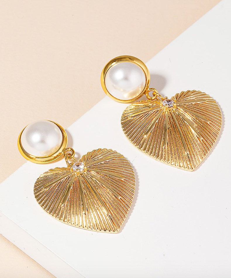 Palm Heart Earrings